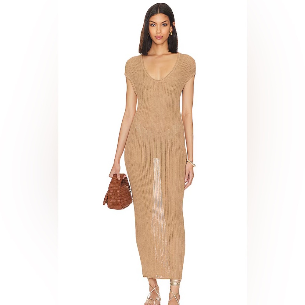 Tropical of C Ladder Dress in Sand